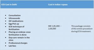icsi treatment cost price list
