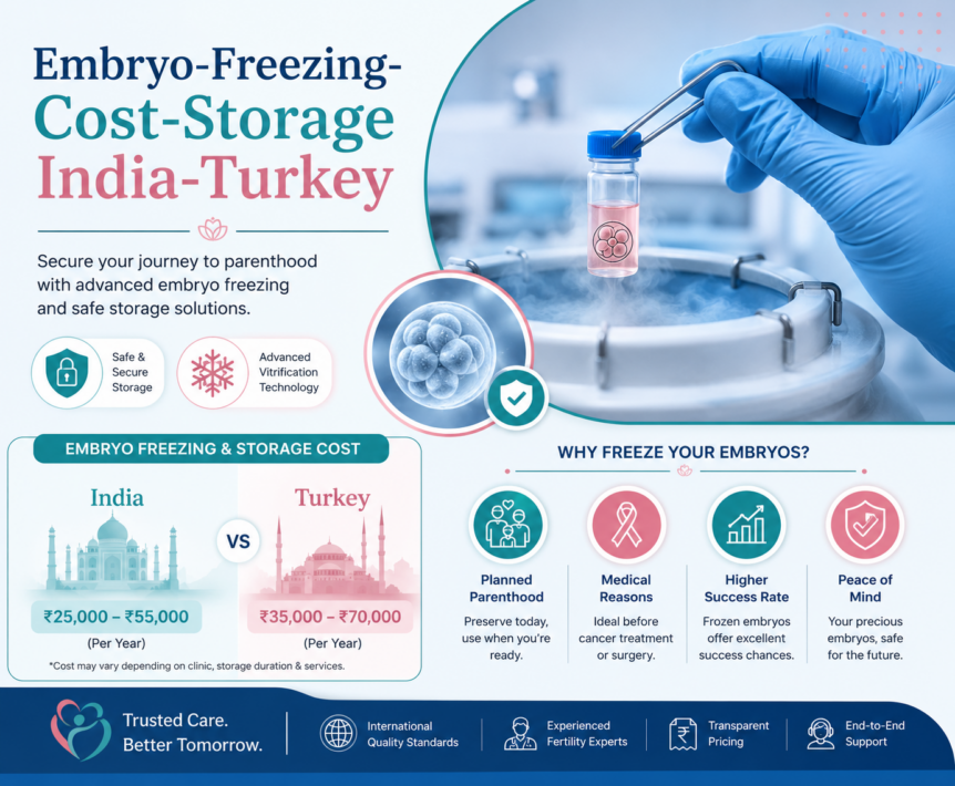 Egg Freezing Cost storage in India